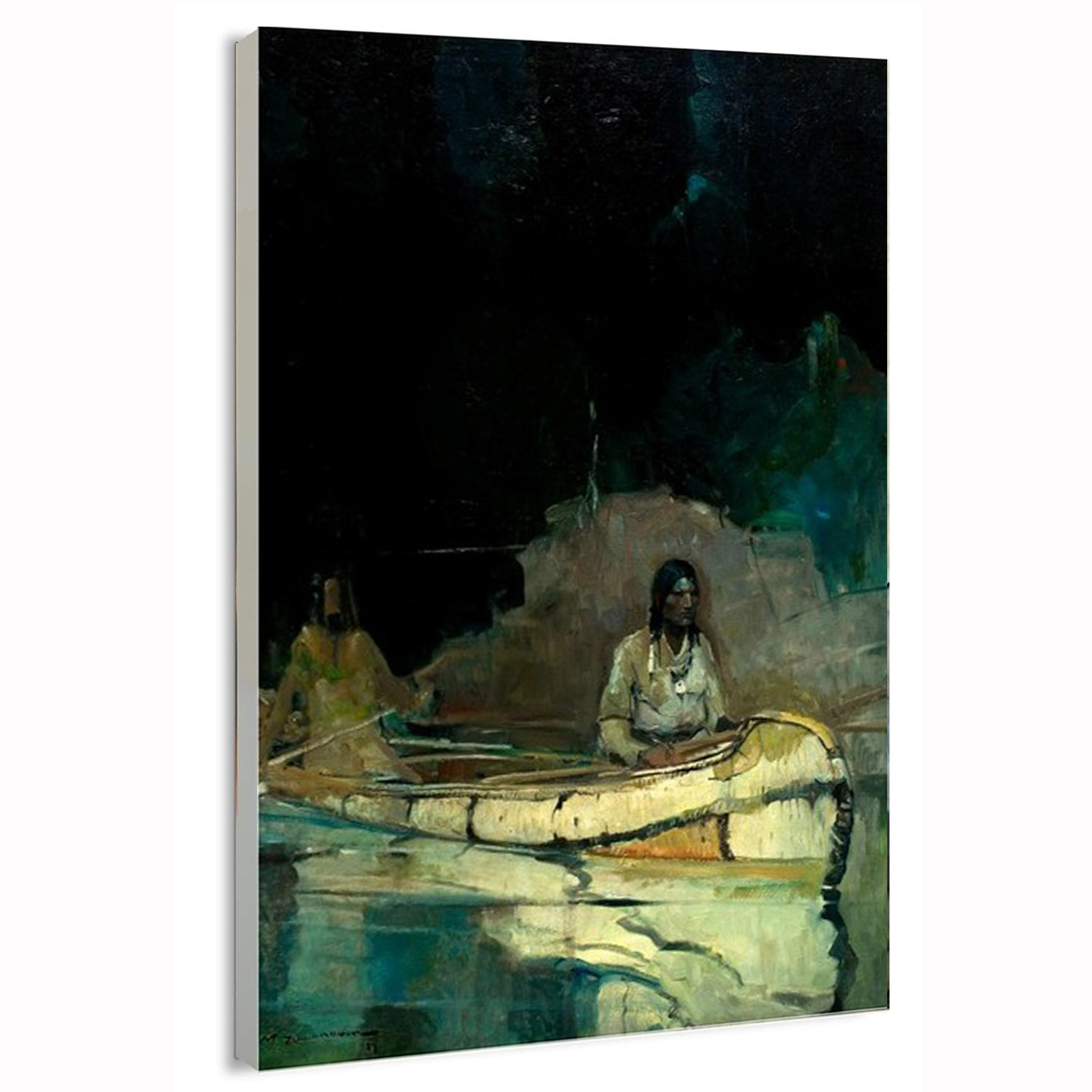 1927 FRANK EARLE SCHOONOVER Indian Poster or Canvas Home Decor Print
