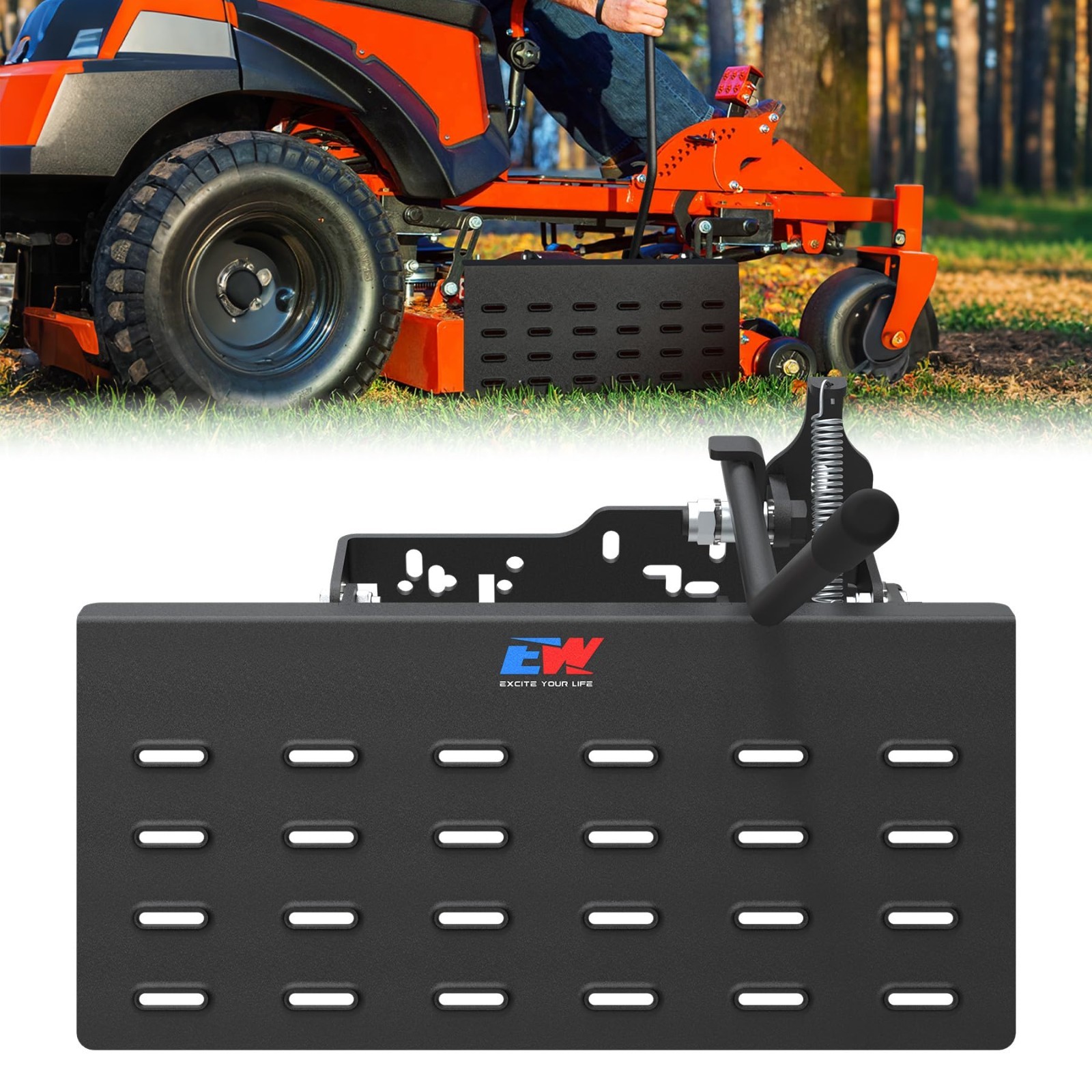 Zero Turn Mower Chute Blocker Quick Flip Steel Mulching Fits Ferris Exmark Toro