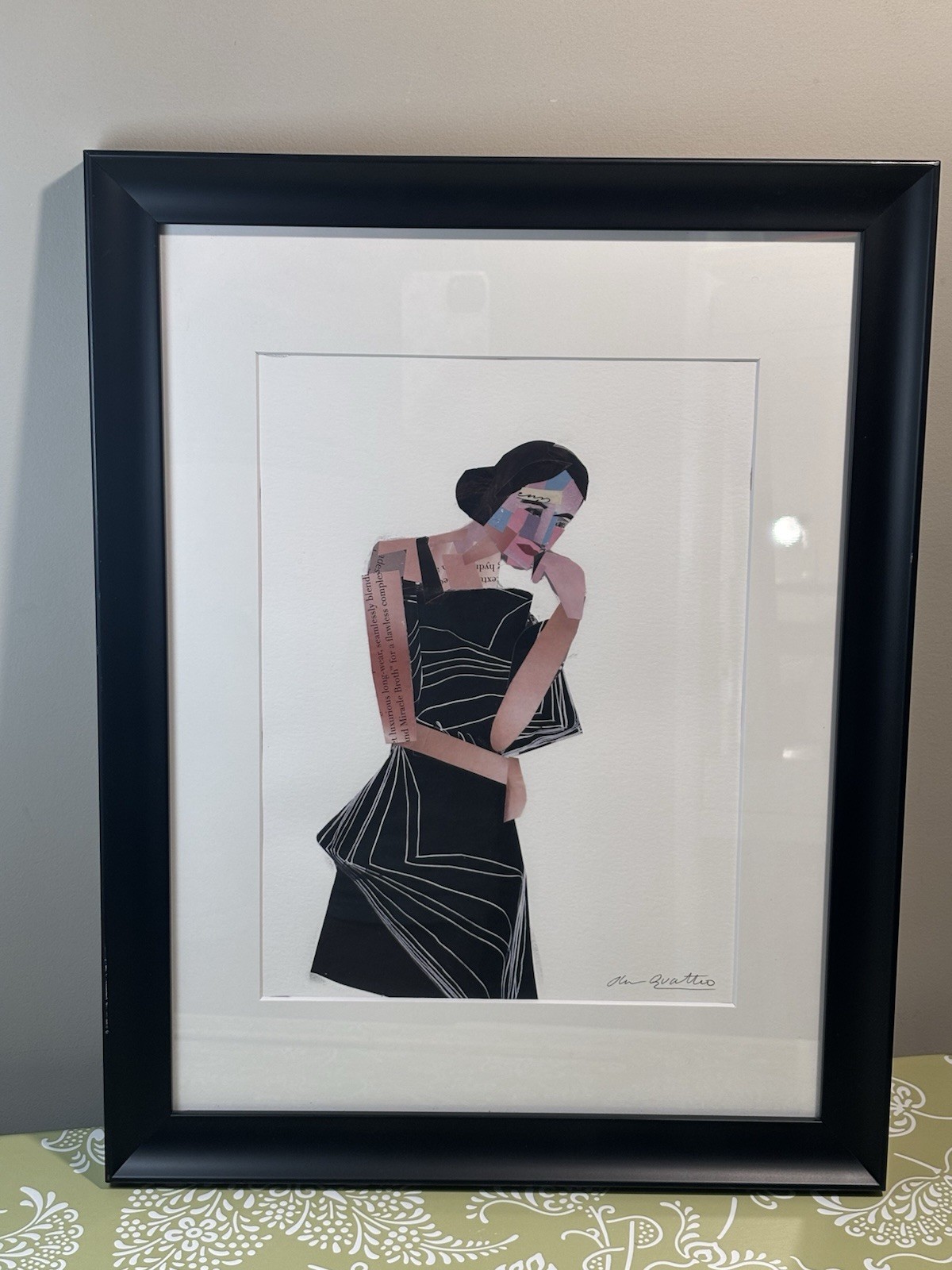 Olan Quattro Original Collage Art 