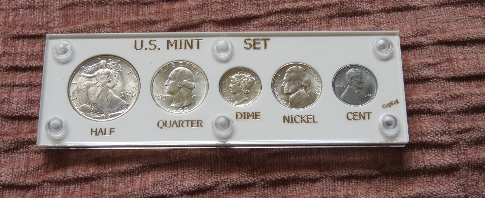 1943 P SILVER MINT SET- UNCIRCULATED CHOICE -UNIQUE-READ 1943 P SILVER MINT SET- UNCIRCULATED CHOICE -UNIQUE-READ
