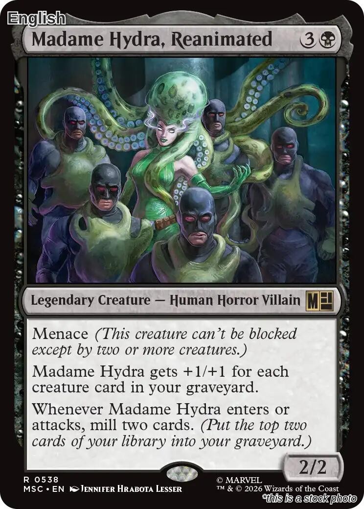 Magic Madame Hydra, Reanimated 538 Rare Commander: Marvel Super Heroes NM Magic Madame Hydra, Reanimated 538 Rare Commander: Marvel Super Heroes NM