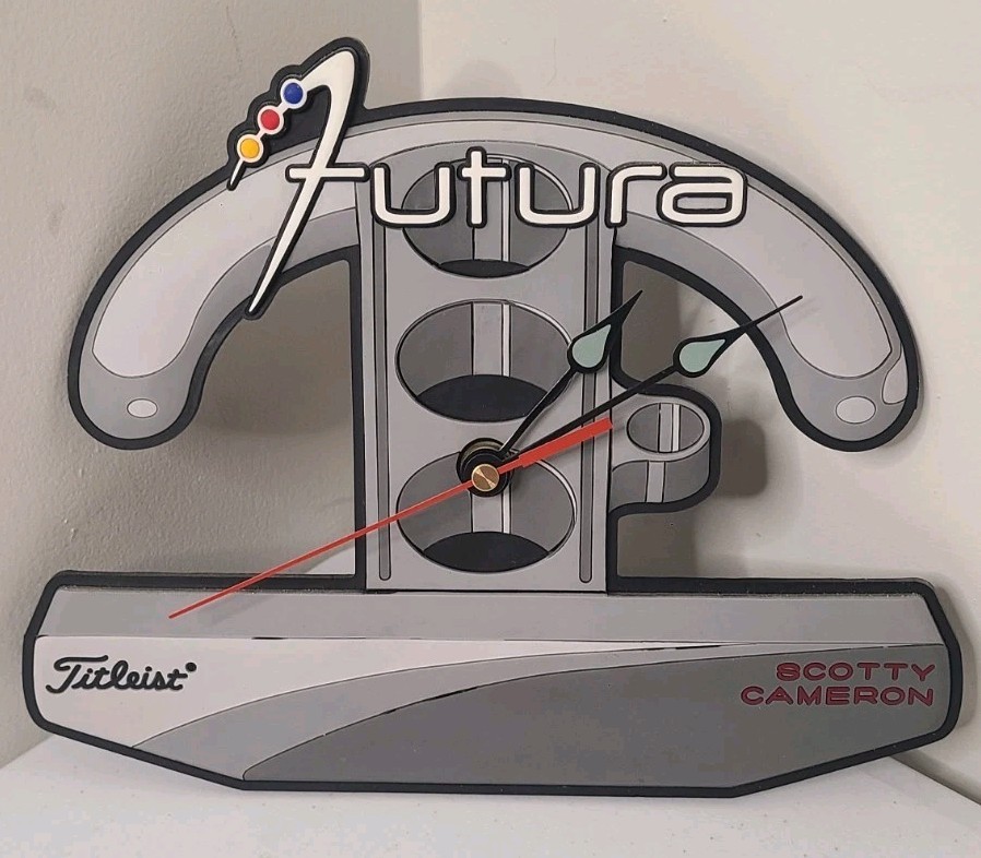Super Rare Scotty Cameron/Titleist Futura Putter Wall Clock Collector's Item⛳⛳⛳