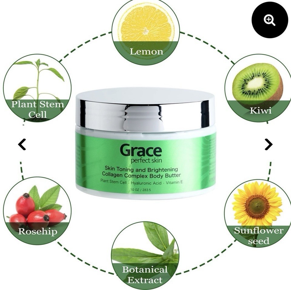 New Grace Skin Toning and Brightening Collagen Body Butter MSRP $199.