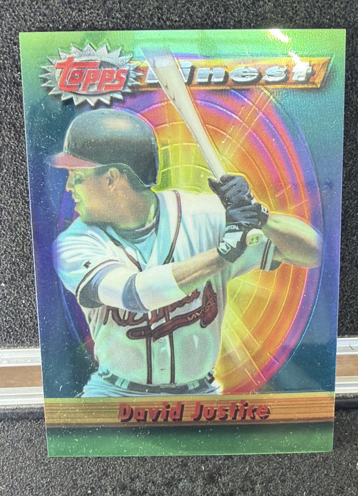 1994 Topps Superstar Sampler - Topps Finest David Justice #233