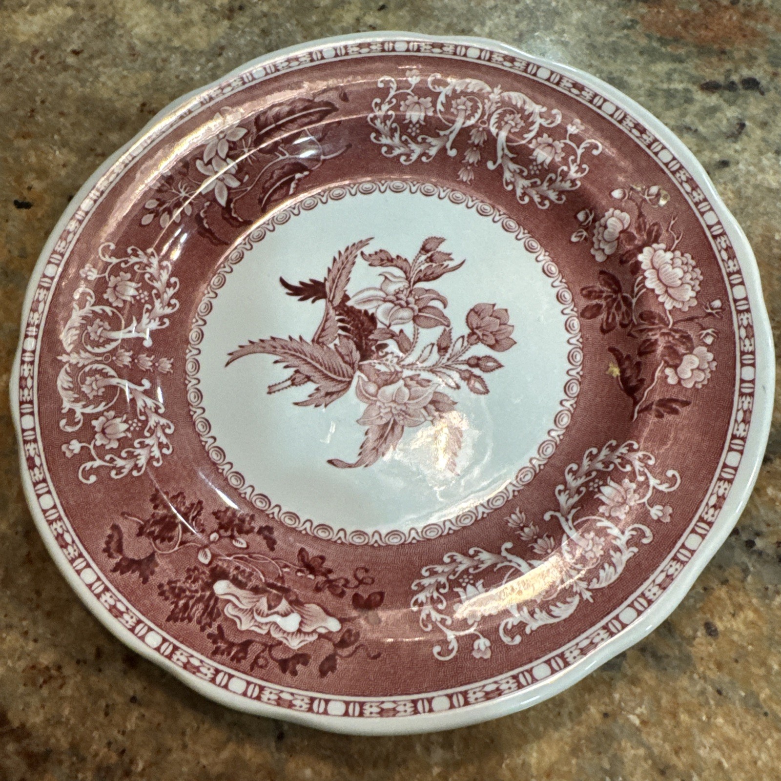 8 Spode Camilla Red Salad Plates 8 Spode Camilla Red Salad Plates
