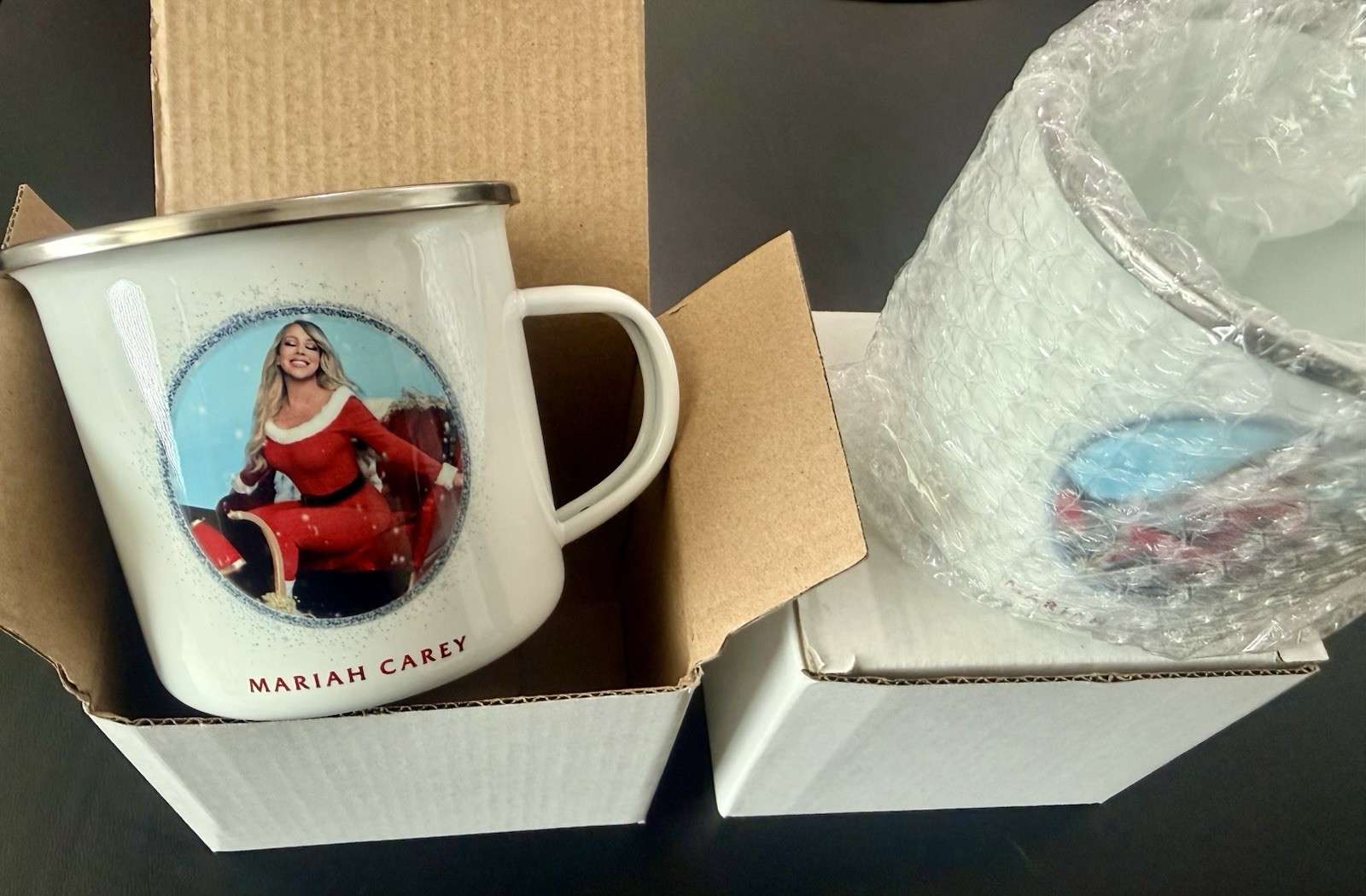 Mariah Carey Official Christmas Time Tour Camp Mug Set of 2 – NEW