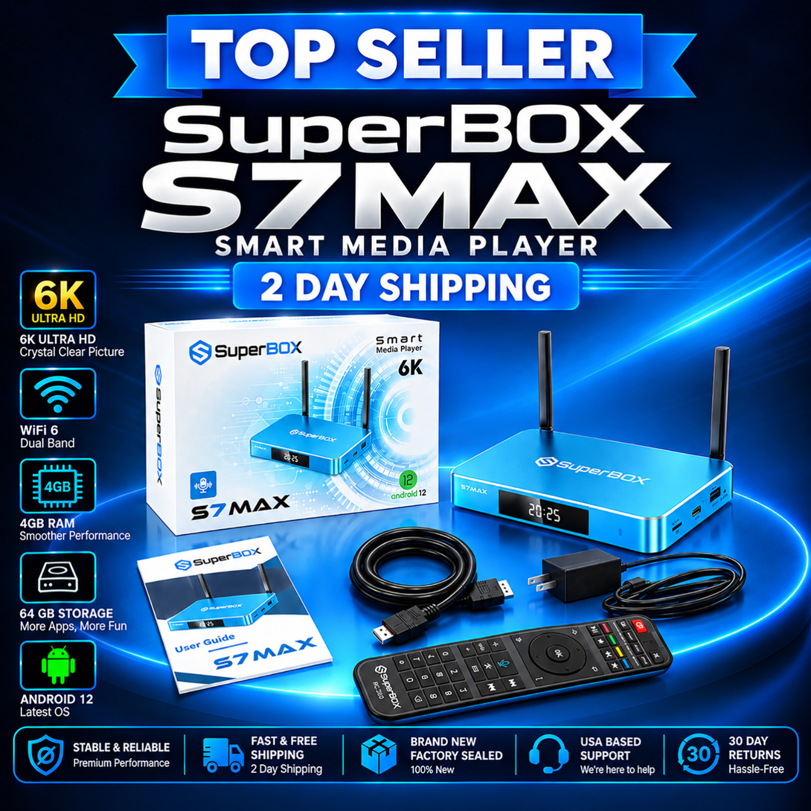 New 2026 SuperBOX S7 MAX Authorized Distributor  Message To Me