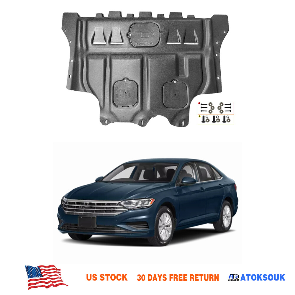 Thick Engine Splash Shield For VW Jetta 2019-2024 Front Engine Guard 