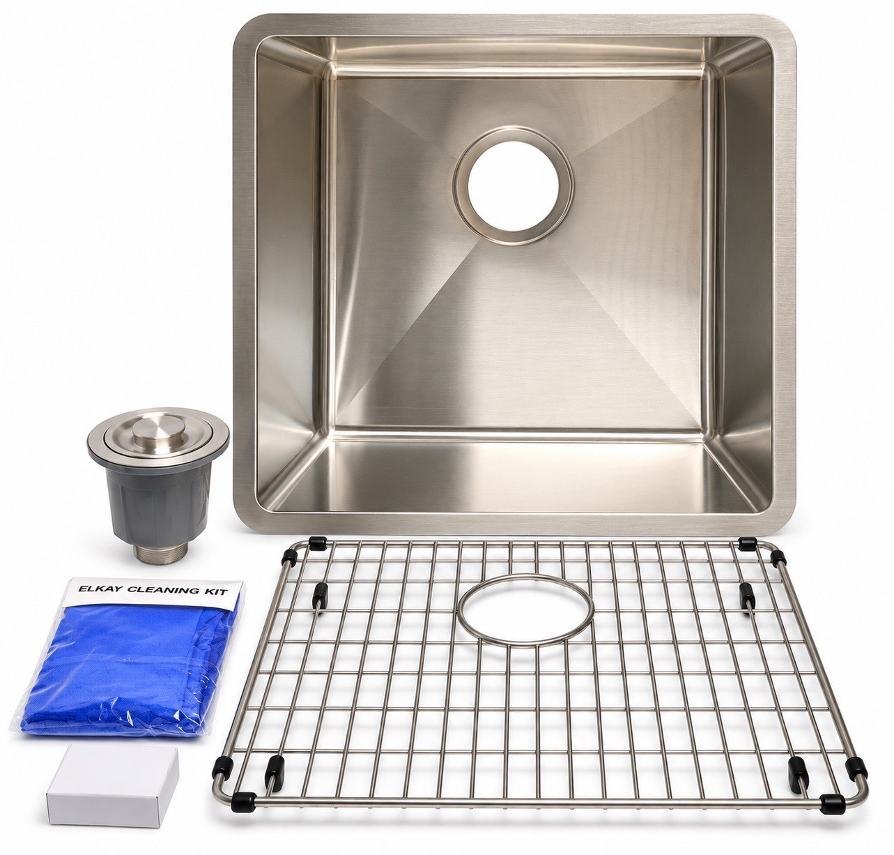 Elkay ECTRU17179TC Crosstown 18.5” Single Basin Undermount Sink Stainless Steel