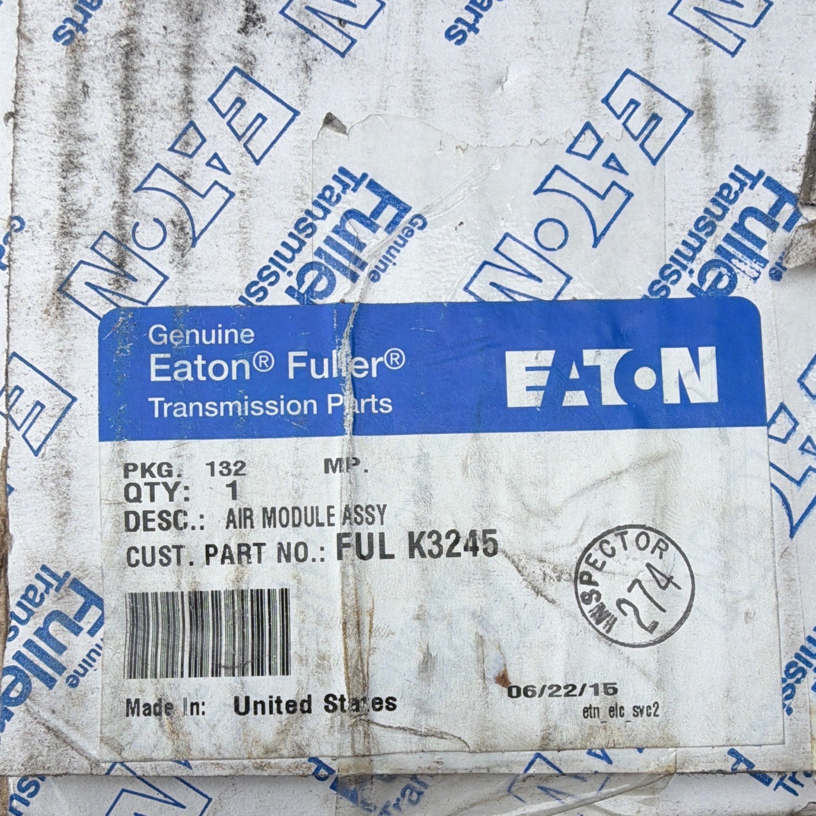Eaton Fuller Genuine Air Module Assembly K-3245