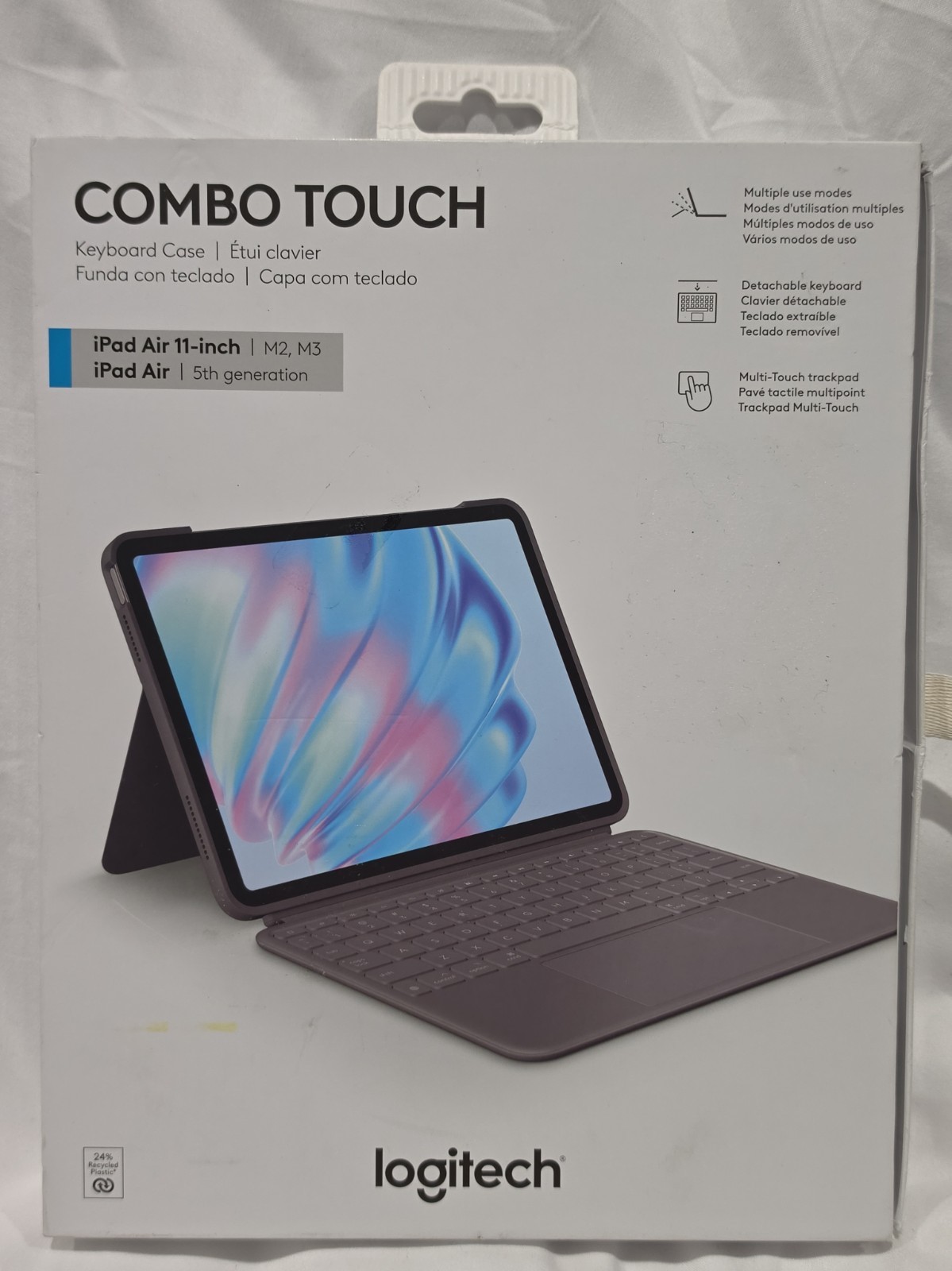 Logitech Combo Touch for iPad Air 11-inch (M2/M3/M4)/ iPad Air 5th gen Open Box Logitech Combo Touch for iPad Air 11-inch (M2/M3/M4)/ iPad Air 5th gen Open Box