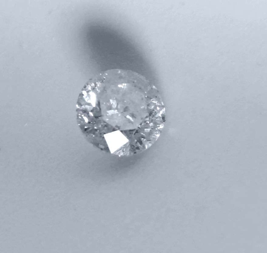 1 Carat~0.96 I Color Round Brilliant Sparkle Natural Loose Diamond