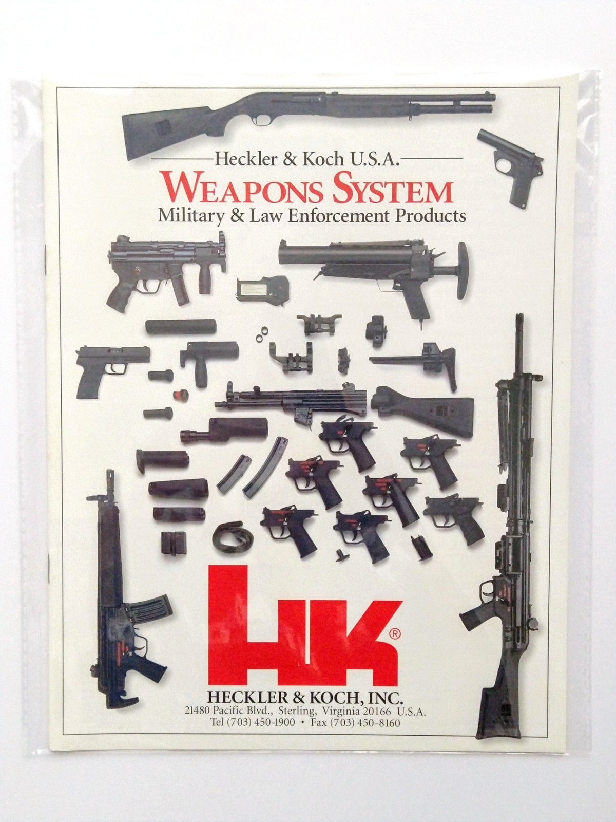 HK ORIGINAL VINTAGE USA MILITARY/L.E WEAPONS SYS. CATALOG BRAND NEW/LAST ONES