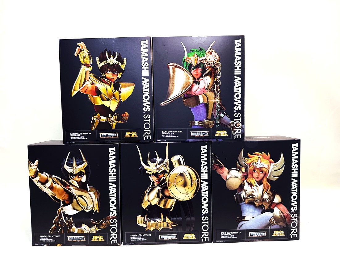 Saint Cloth Myth EX GOLDEN LIMITED EDITION TAMASHII NATIONS figure set of 5