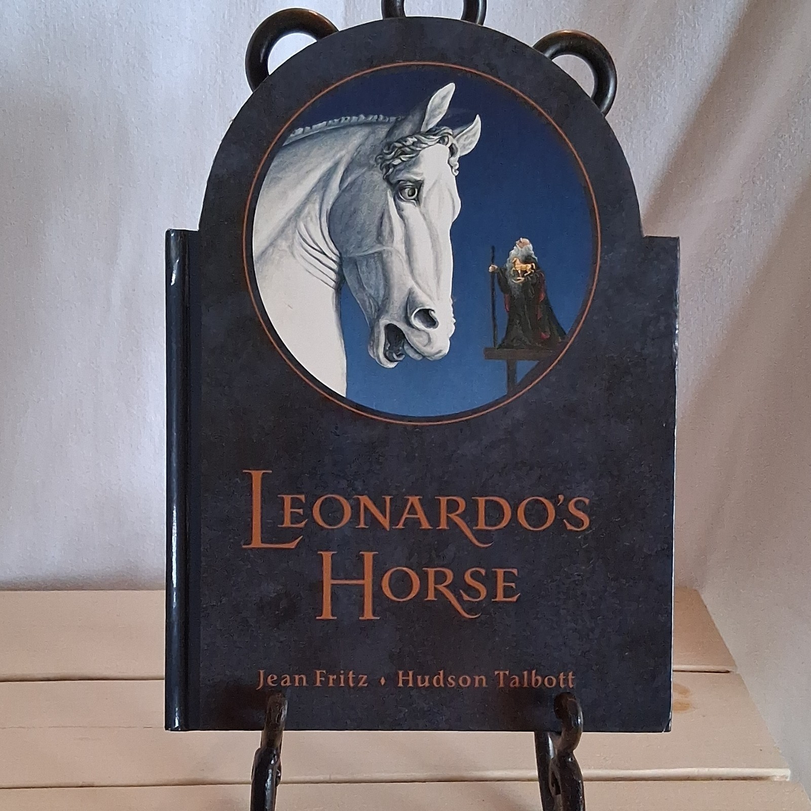 Leonardo\'s Horse by Jean Fritz & Hudson Talbott Hardcover 2001 Art Horses