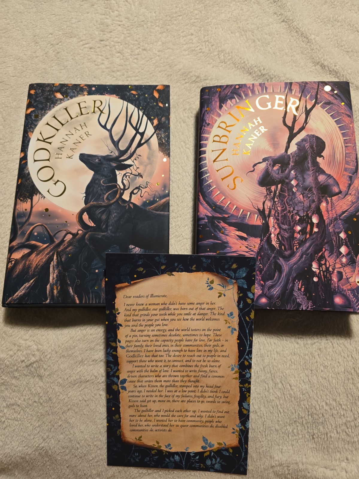 Godkiller, Sunbringer by Hannah Kaner Signed Illumicrate Godkiller, Sunbringer by Hannah Kaner Signed Illumicrate