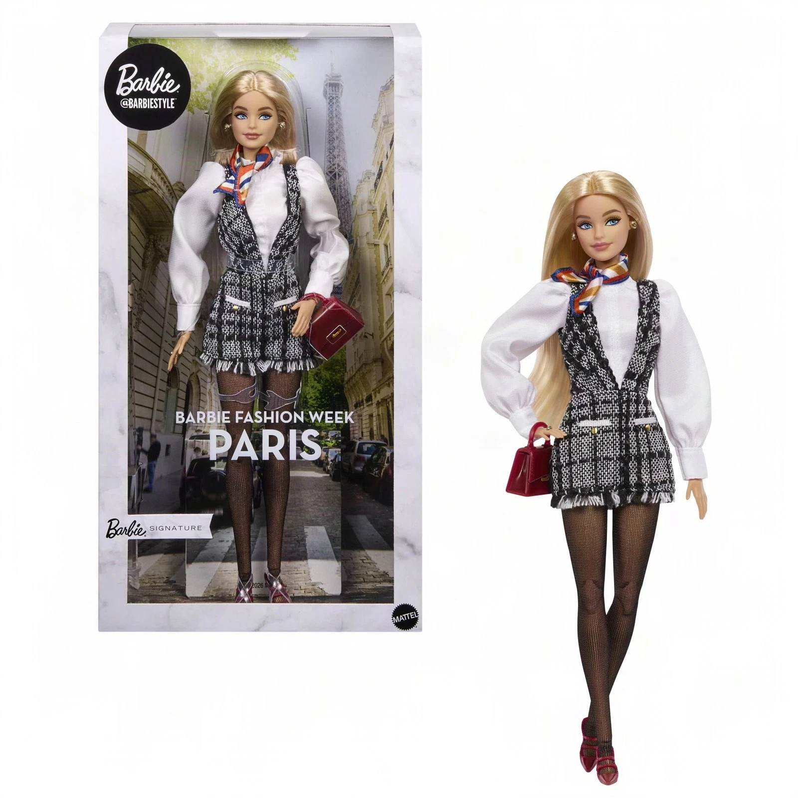 Barbie Signature BarbieStyle Fashion Week Doll Paris Street Style Clothes NEW