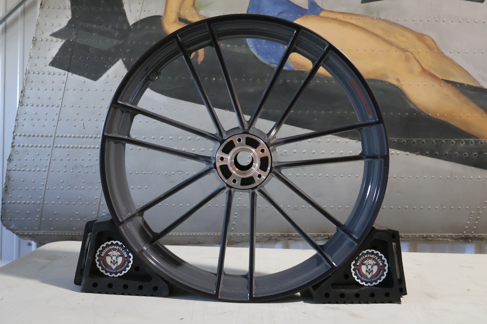 43300525 NEW OEM 2009-2023 HARLEY-DAVIDSON TOURING CVO KNOCKOUT FRONT WHEEL 21\