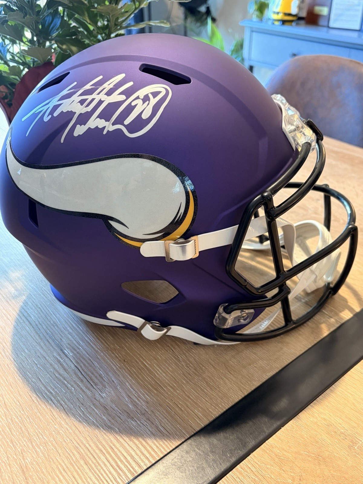Adrian Peterson Minnesota Vikings Replica Helmet Fanatics Authentic