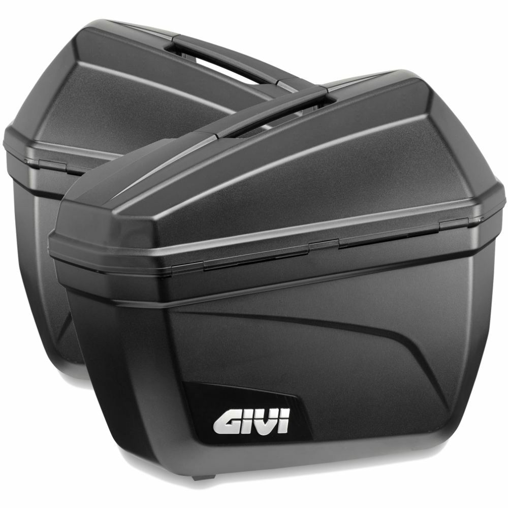 PAIR MOTORCYCLE SIDE SUITCASES GIVI E22N MONOKEY CAPACITY 22 LITERS
