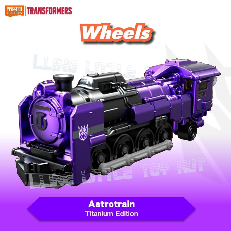 Blokees Transformers Wheels Astrotrain TITANIUM EDITION 1:64 Vehicle Model Kit