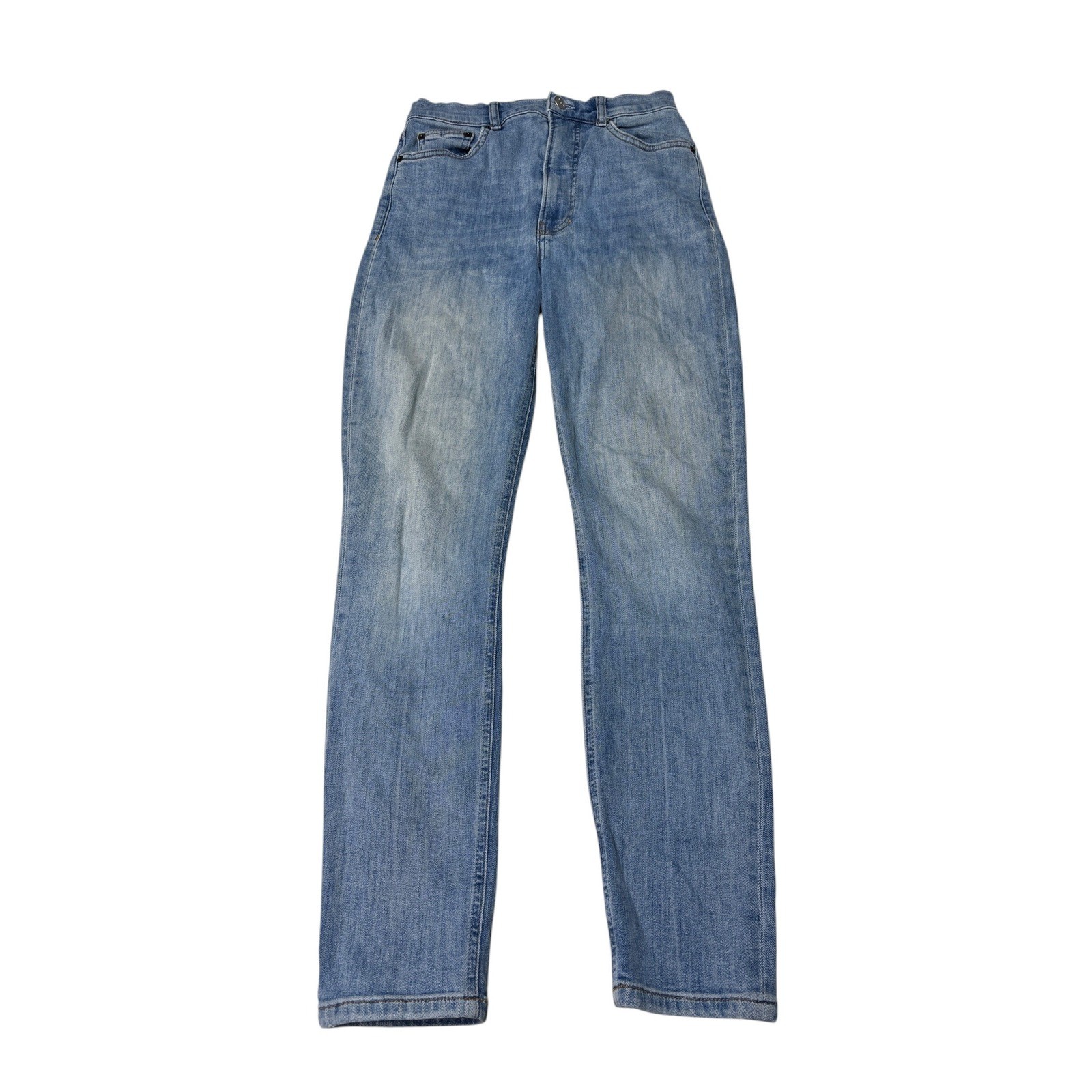 Reformation Harper Ultra High Rise Skinny Jeans Cyprus Wash Denim Womens  25X28