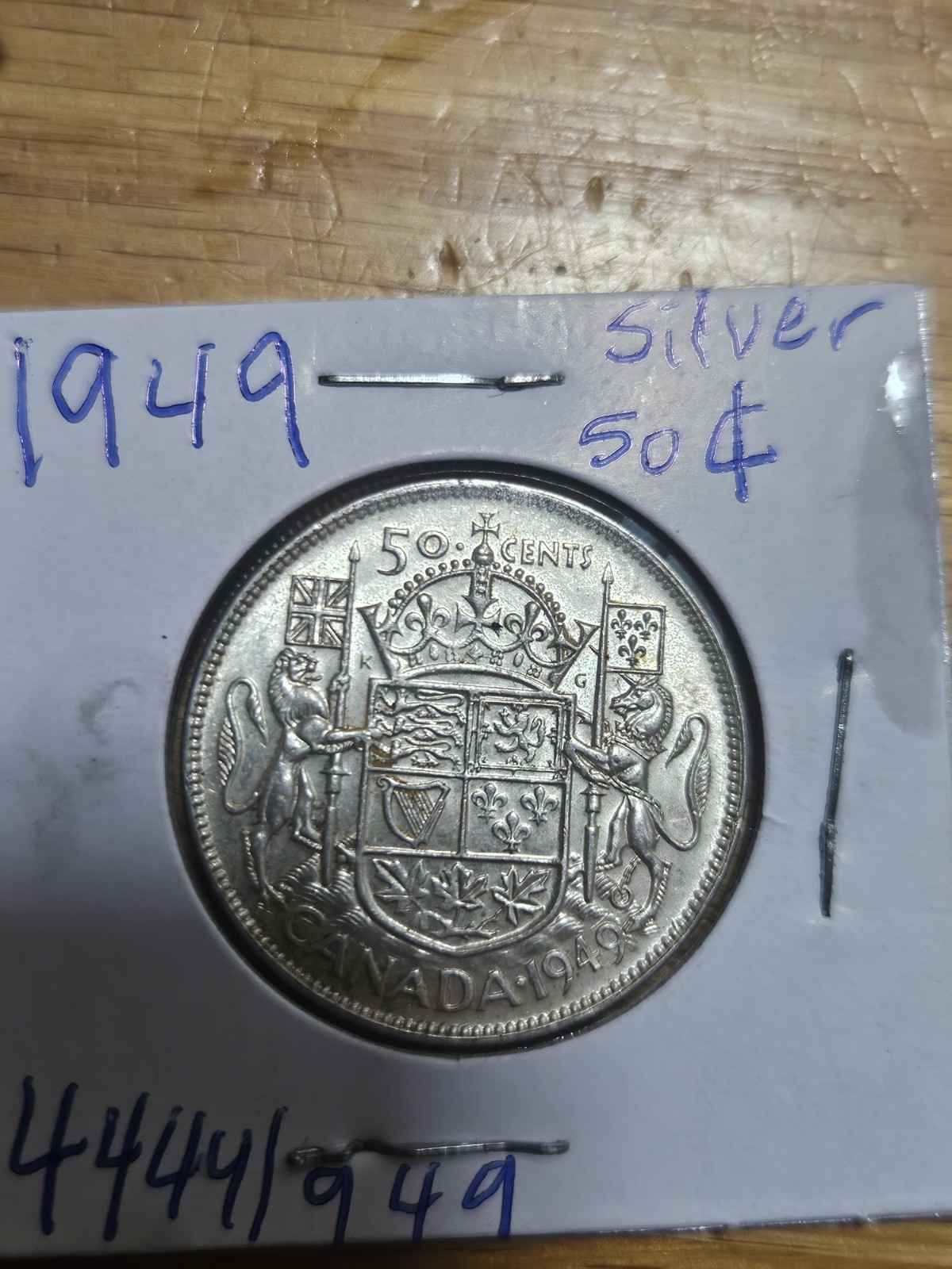 1949 canadian half dollar - Nicer coin