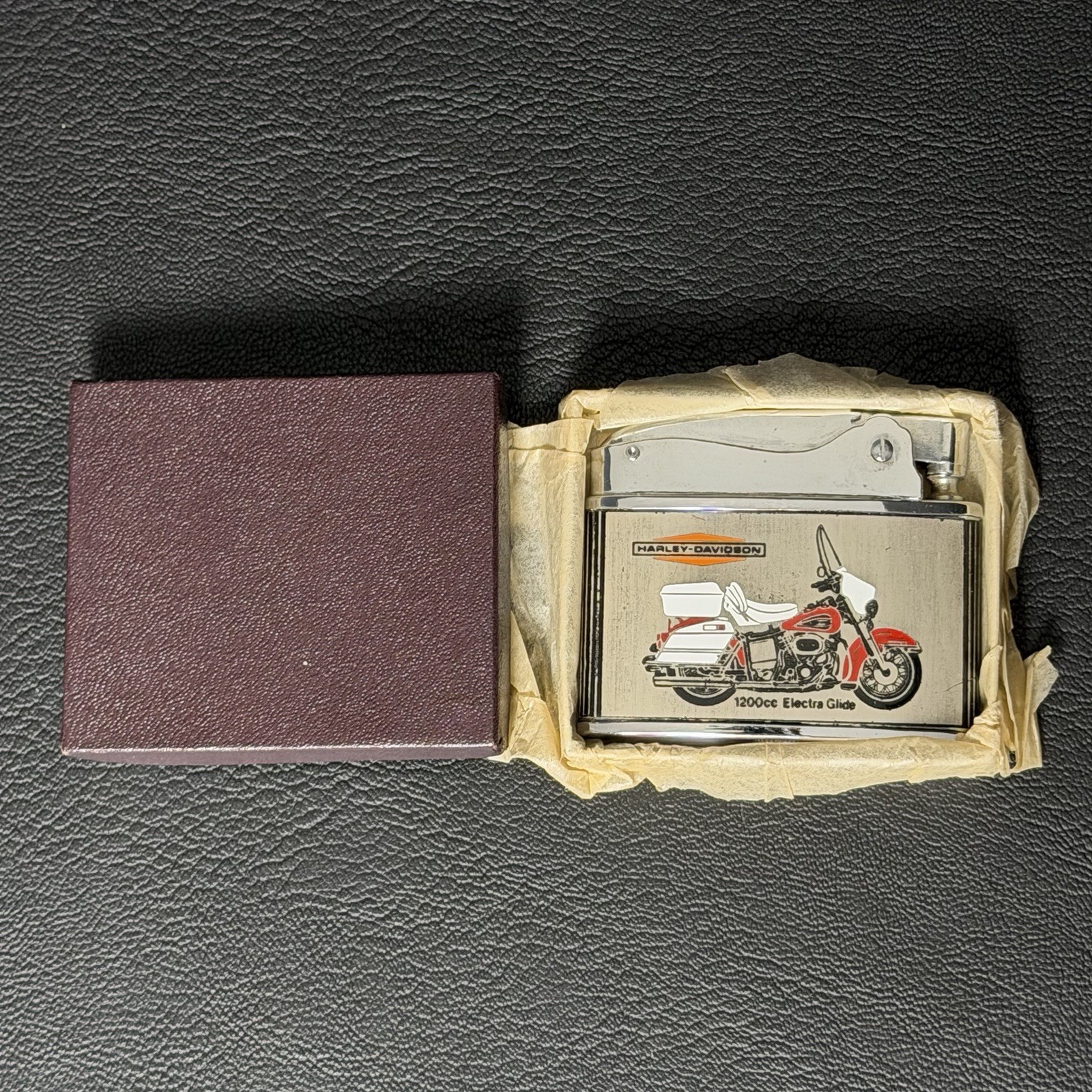 1960s Harley Davidson Motorcycles Advertising Lighter