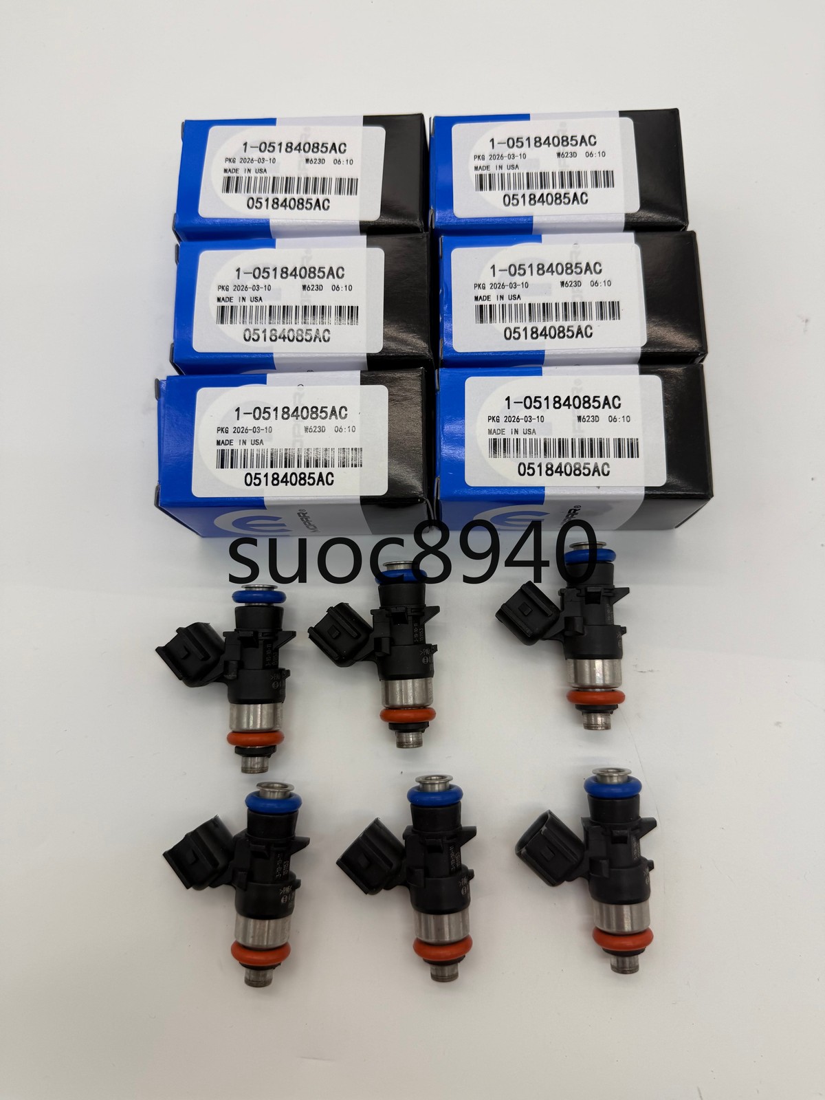 New OEM ORIGINAL MOPAR FUEL Injectors WRANGLER Challenger 3.6L 6 PCS 5184085AC