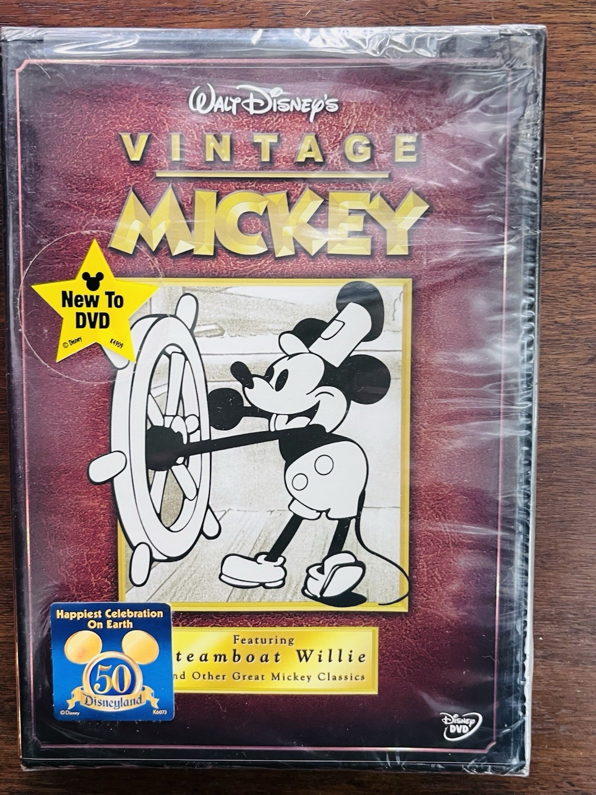VINTAGE MICKEY Disney DVD Steamboat Willie & Other Classic B&W Shorts NEW Sealed VINTAGE MICKEY Disney DVD Steamboat Willie & Other Classic B&W Shorts NEW Sealed