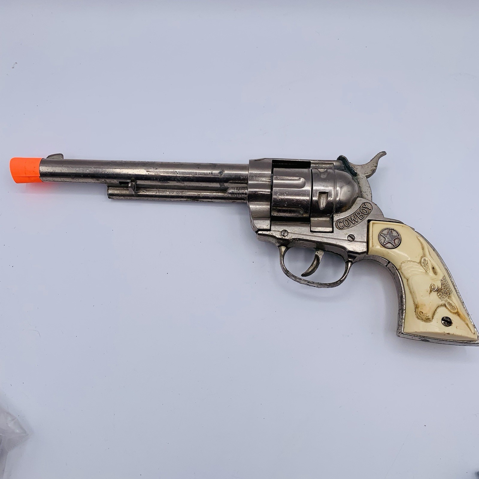 VTG HUBLEY COWBOY PISTOL FULL SIZE HEAVY DUTY IRON 12\ VTG HUBLEY COWBOY PISTOL FULL SIZE HEAVY DUTY IRON 12\