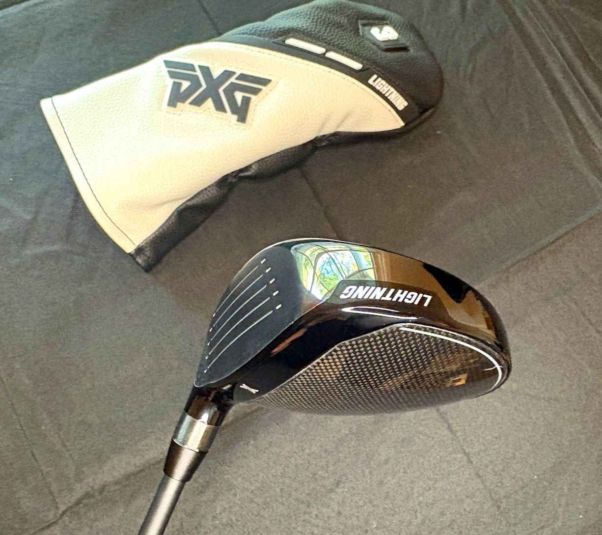 NEW PXG Lightning 3 Wood 15° Fairway Wood Mitsubishi Kai'li Blue 60 Reg W Cover