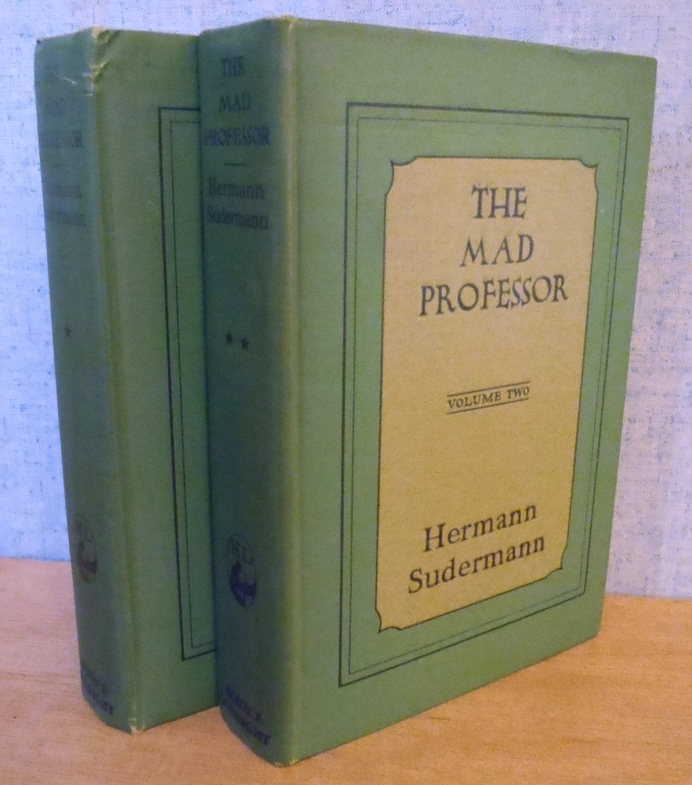 THE MAD PROFESSOR: A NOVEL OF THE BISMARCK YEARS by Hermann Sudermann 1928