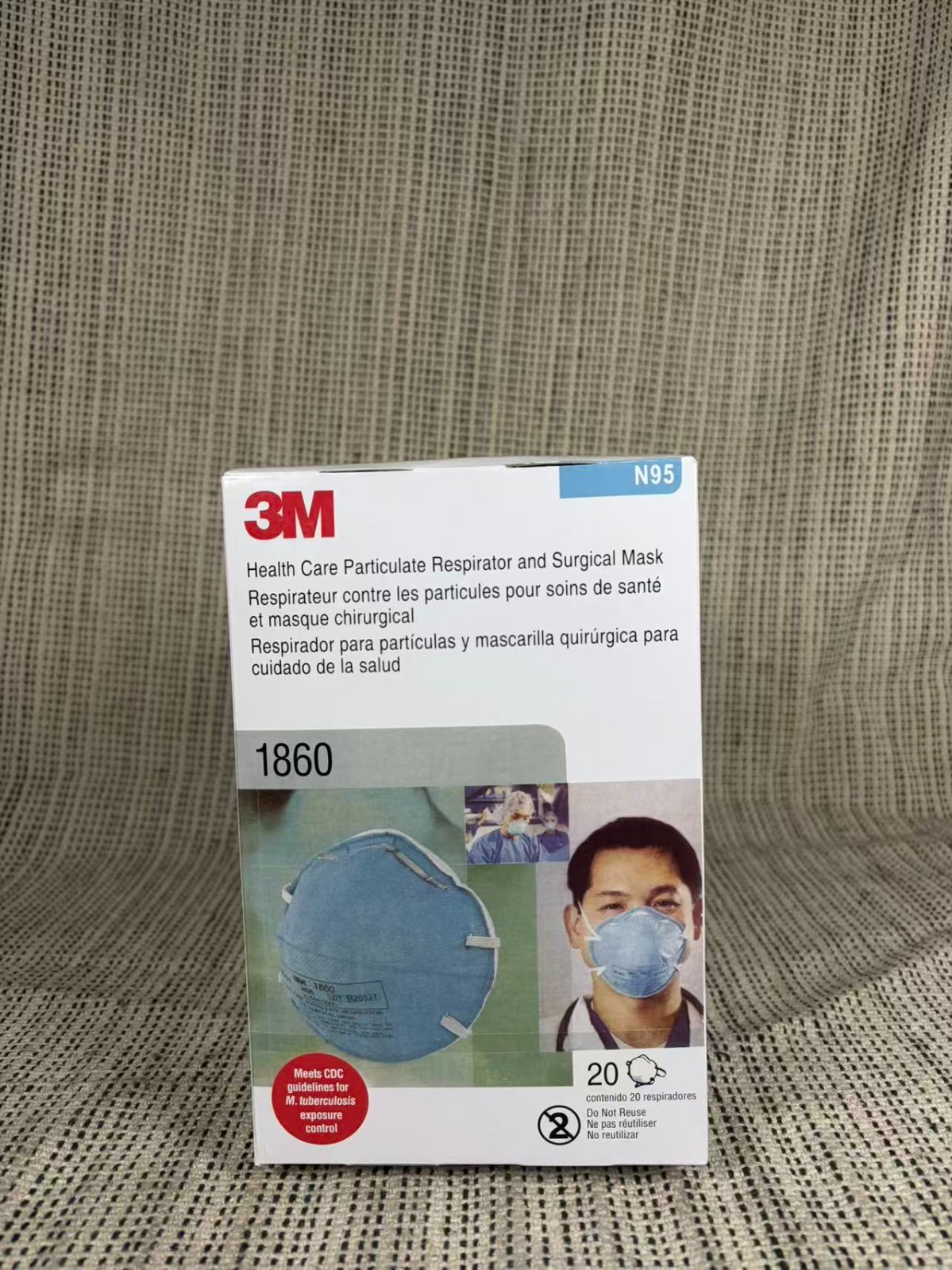 3M 1860S N95 Respirator Mask NIOSH Surgical & Respirator 20PC/Each box 3M 1860S N95 Respirator Mask NIOSH Surgical & Respirator 20PC/Each box