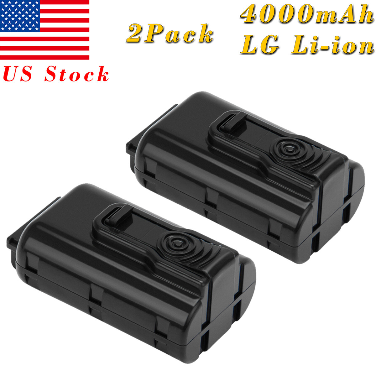 2x 7.4v 4000mAh Li-ion Battery For Paslode 902654 902600 B20543A CF325Li IM350Li