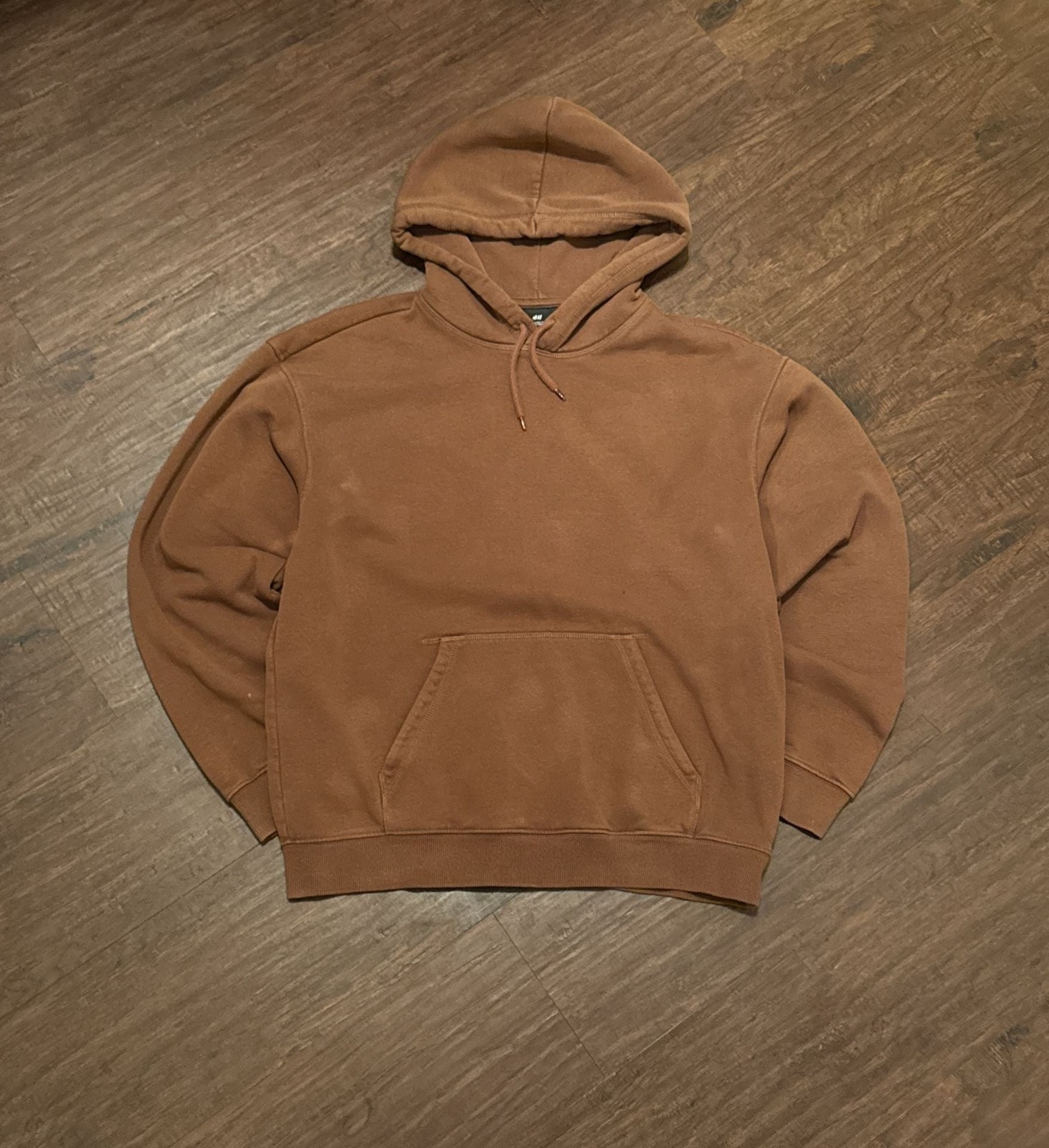 H&M Relaxed Fit Hoodie Size S Brown Pullover H&M Relaxed Fit Hoodie Size S Brown Pullover