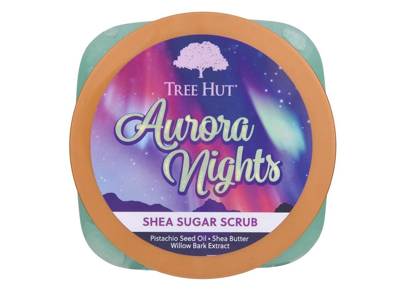 Tree Hut Aurora Nights Sugar Scrub Exfoliates & Hydrates Soft Skin 18 fl oz NEW
