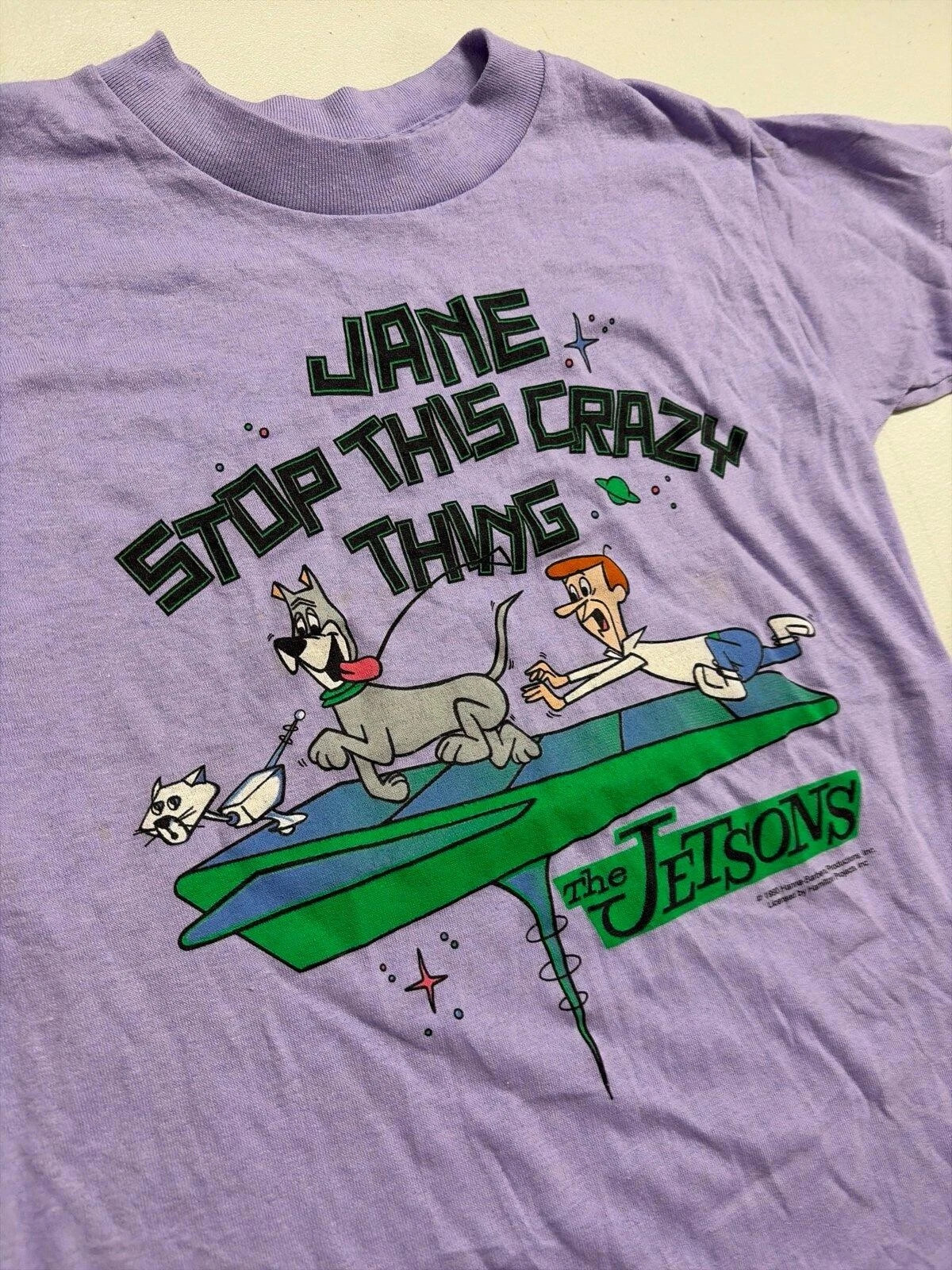 VTG 1990 The Jetsons Cartoon T-Shirt Cotton Unisex Tee RUN070
