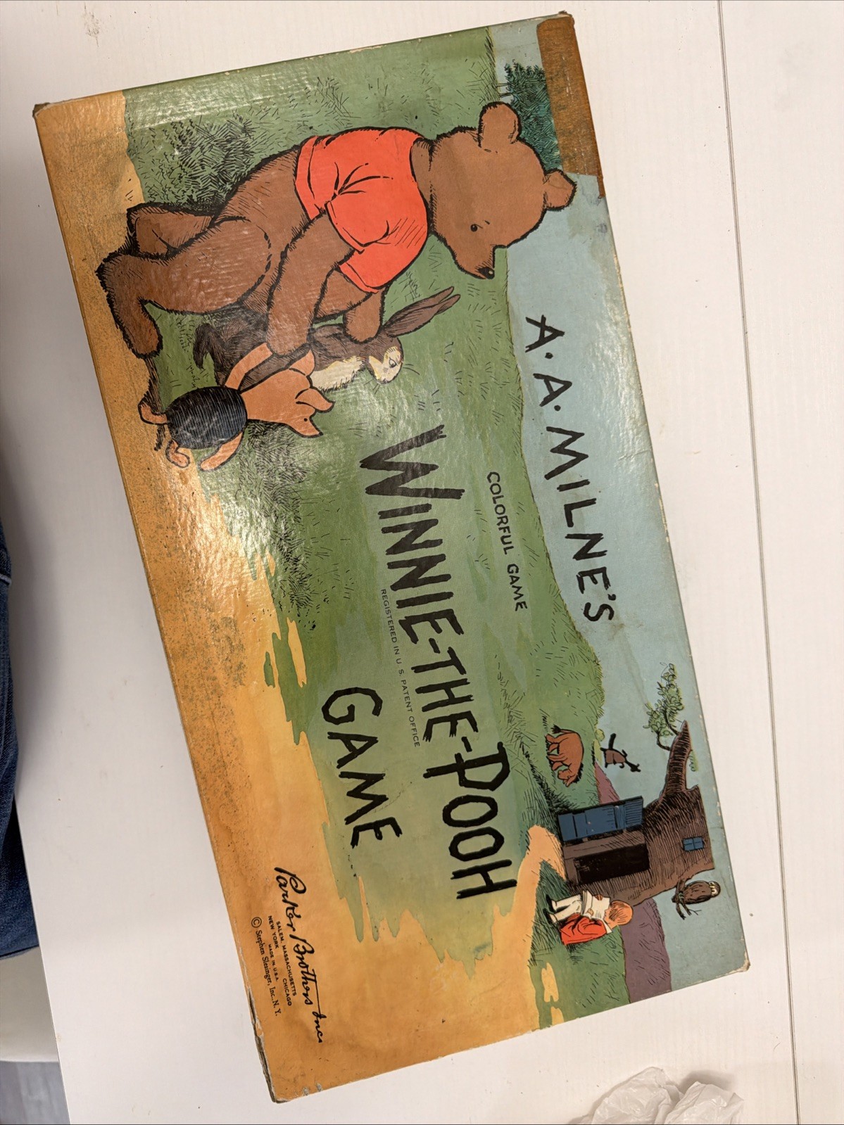 Winnie The Pooh Board Game 1933 original Parker Brothers vintage complete