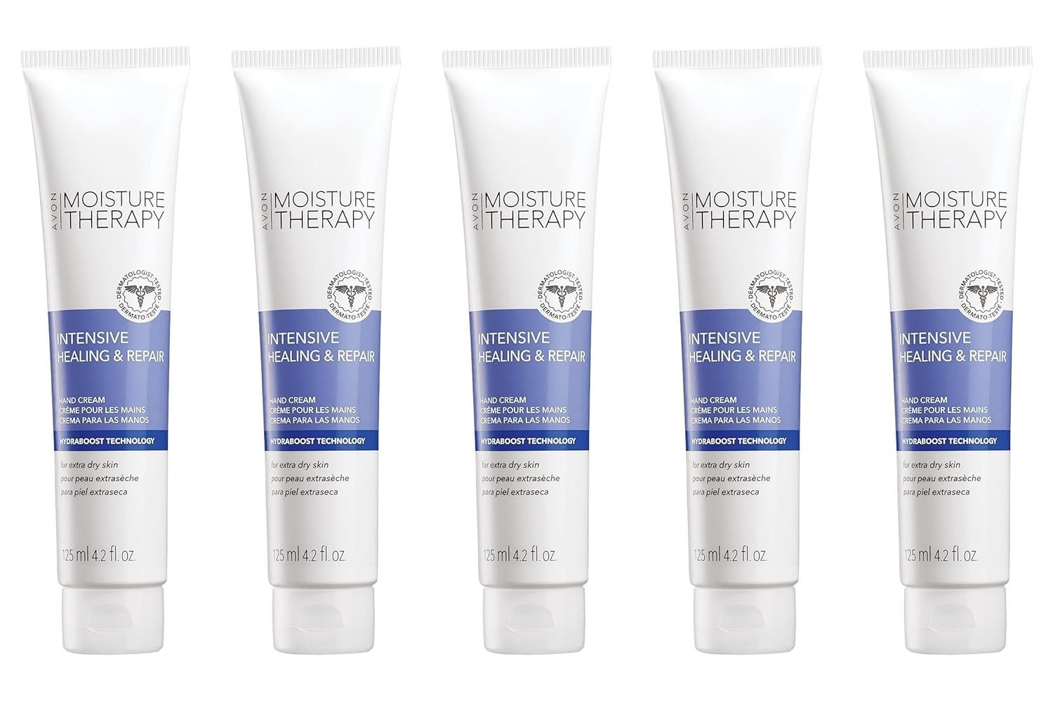 AVON Moisture Therapy Intensive Healing Hand Cream- Lot of 5 - 4.2 fl ozeach