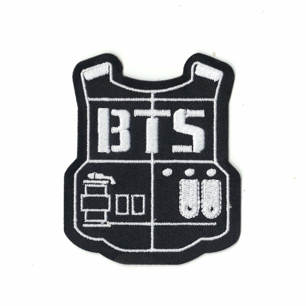 BTS K-Pop Korean Music Logo Embroidered Iron On Patch