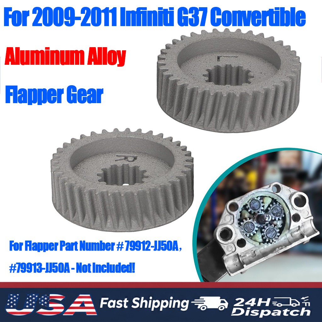 For 2009-2011 Infiniti G37 Convertible Flapper Gear - Upgraded - Metal Gears Set For 2009-2011 Infiniti G37 Convertible Flapper Gear - Upgraded - Metal Gears Set