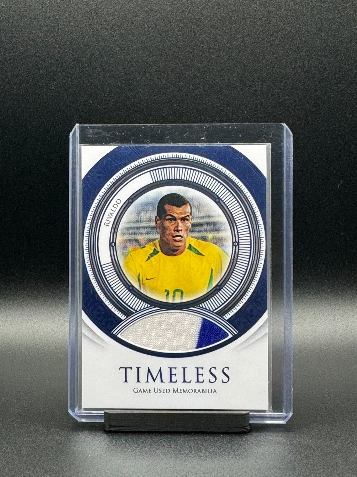 2025 Futera Timeless Rivaldo /10 - Match Worn Mem # 06/10 - TL19 - Brazil 2025 Futera Timeless Rivaldo /10 - Match Worn Mem # 06/10 - TL19 - Brazil
