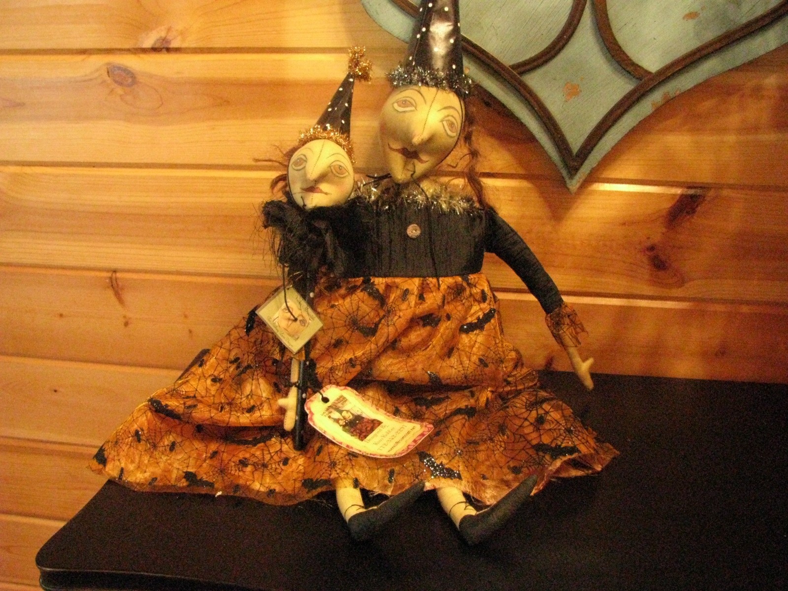 Vintage Bethany Lowe Halloween Witch Bat Dress Kim Khohler Shelf Sitter RETIRED Vintage Bethany Lowe Halloween Witch Bat Dress Kim Khohler Shelf Sitter RETIRED