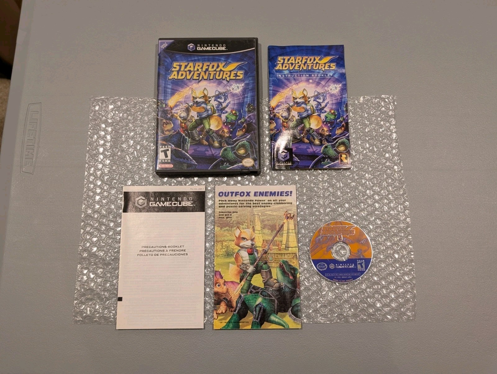 Starfox Star Fox Adventures (Nintendo GameCube) Complete w/Manual - Authentic