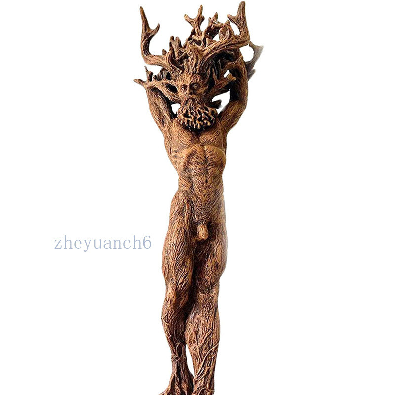 Goddess of The Forest Goddess of Tree Sculpture Garden Wood Figurine Statue Art Goddess of The Forest Goddess of Tree Sculpture Garden Wood Figurine Statue Art