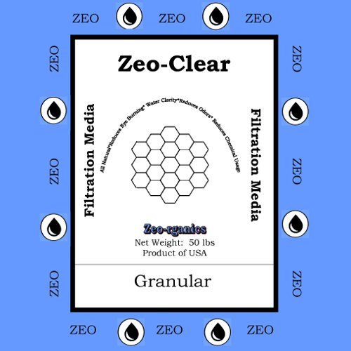 Zeo-Clear Swimming Pool Sand Filter Media Alternative 50 lbs Zeosand Zeolite Zeo-Clear Swimming Pool Sand Filter Media Alternative 50 lbs Zeosand Zeolite