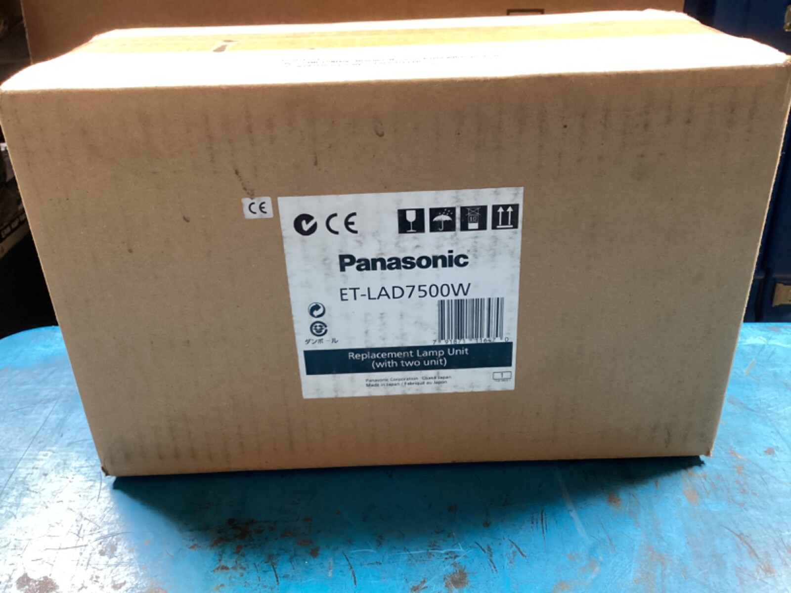 Genuine Original Panasonic ET-LAD7500W Projector Lamp Bulb ( TWO PACK) (((NEW)))