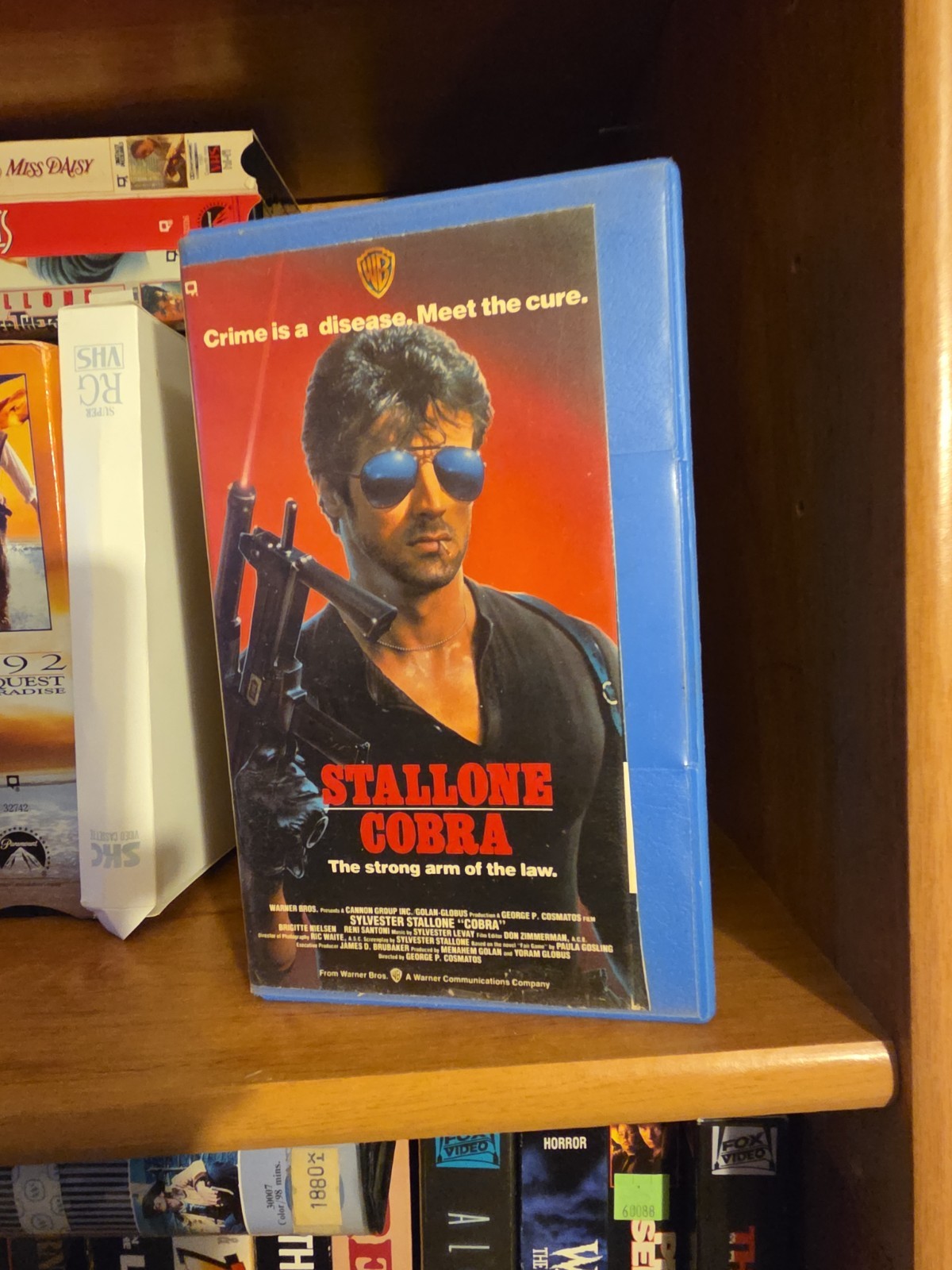 Cobra (Vintage VHS, 1986) Sylvester Stallone, Brigitte Nielsen RARE