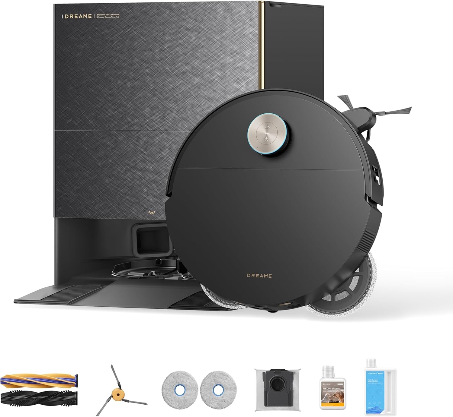 DREAME X60 Max Ultra Complete Black Robot Vacuum Clean|Certified Refurbished DREAME X60 Max Ultra Complete Black Robot Vacuum Clean|Certified Refurbished